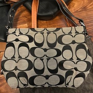 Used/Authentic Coach Purse - Good Condition. Small tear on bottom left corner